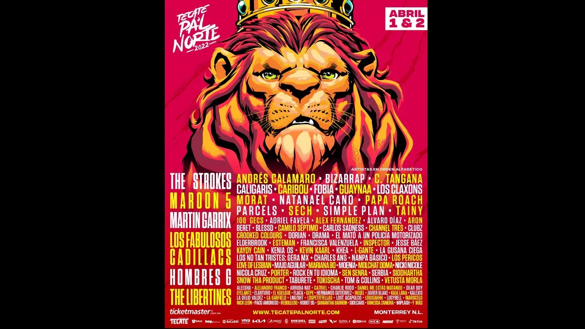 Llega Tecate Pal’ Norte 2022: Checa el cartel