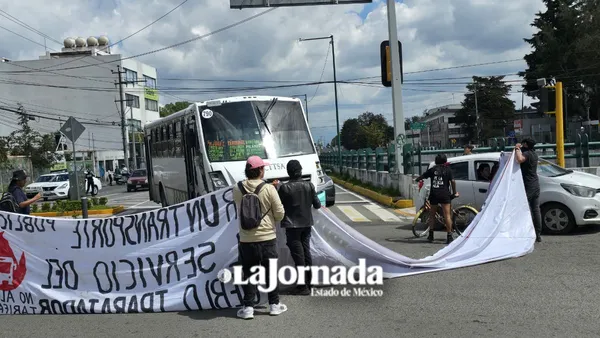 Bloqueo en Tollocan fue por rechazo al aumento del pasaje