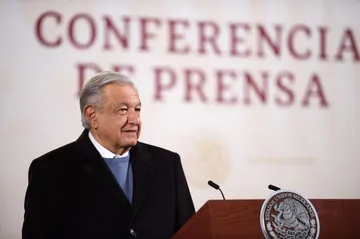 Andrés Manuel López Obrador aseguró que con la delegación de altos funcionarios de Estados Unidos encabezada por el secretario de Estado Antony Blinken se dialogó sobre la necesidad de normalizar la situación en la frontera. Foto: Presidencia