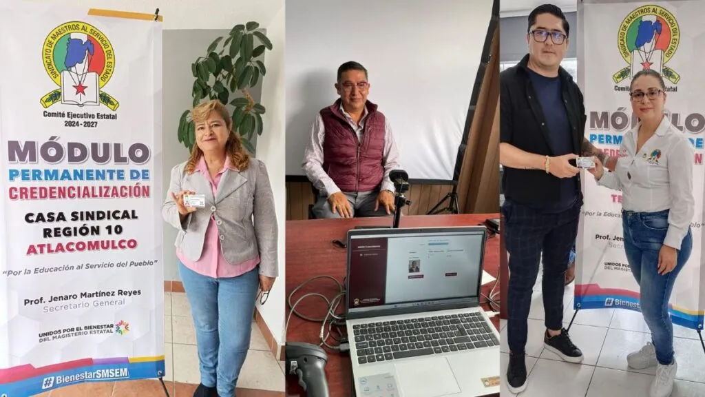 SMSEM: Más de 42 mil maestras y maestros cuentan ya con la credencial sindical