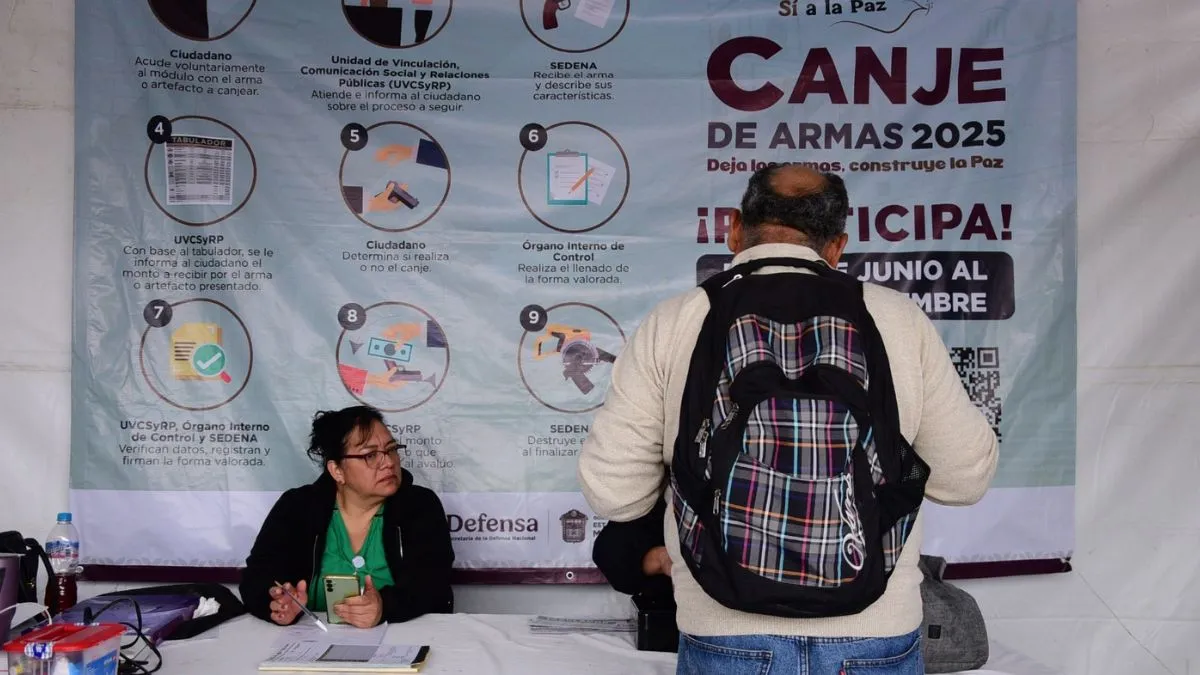 Programa de Canje de Armas acumuló más de un millón de pesos entregados