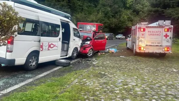 Accidente en Ocoyoacac deja varios lesionados