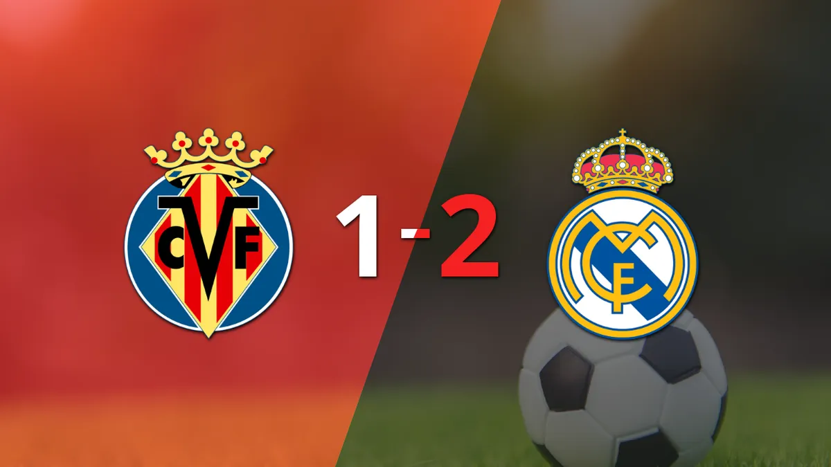 Real Madrid se lo dio vuelta a Villarreal y le ganó 2 a 1