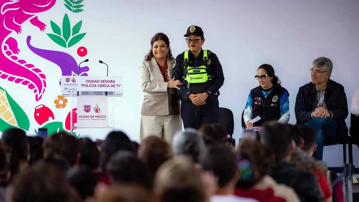 Clara Brugada promete respuesta policiaca en 5 minutos en la CDMX