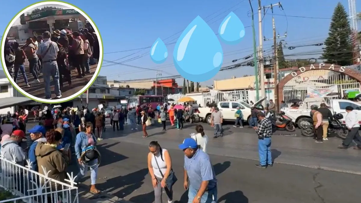 Bloquean Av. Del Peñón en Chimalhuacán por falta de agua