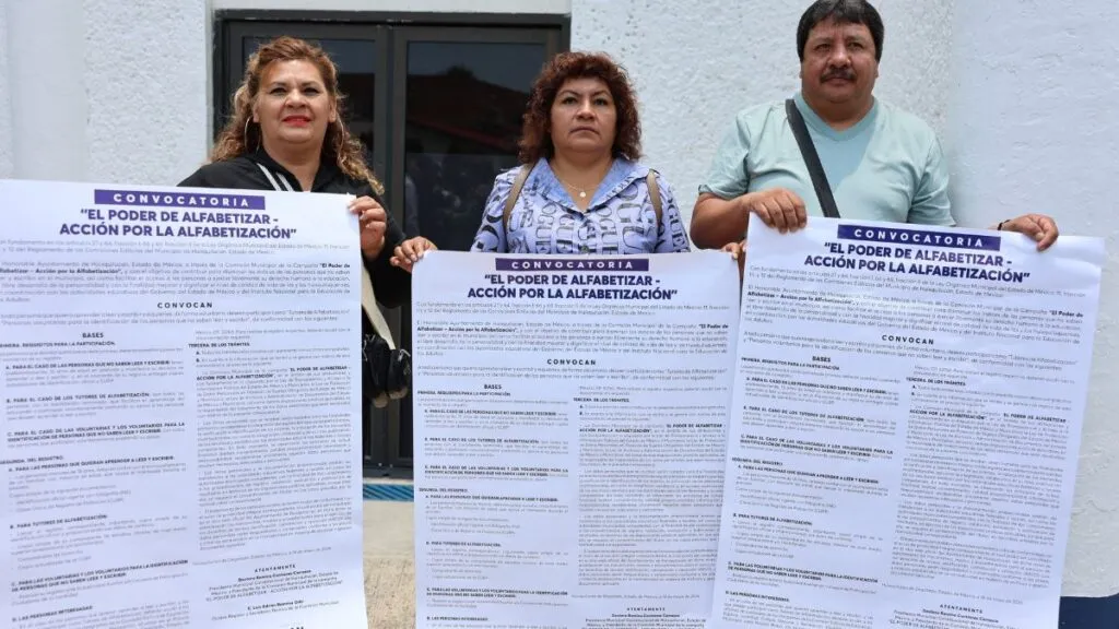 Huixquilucan inicia campaña para erradicar el analfabetismo