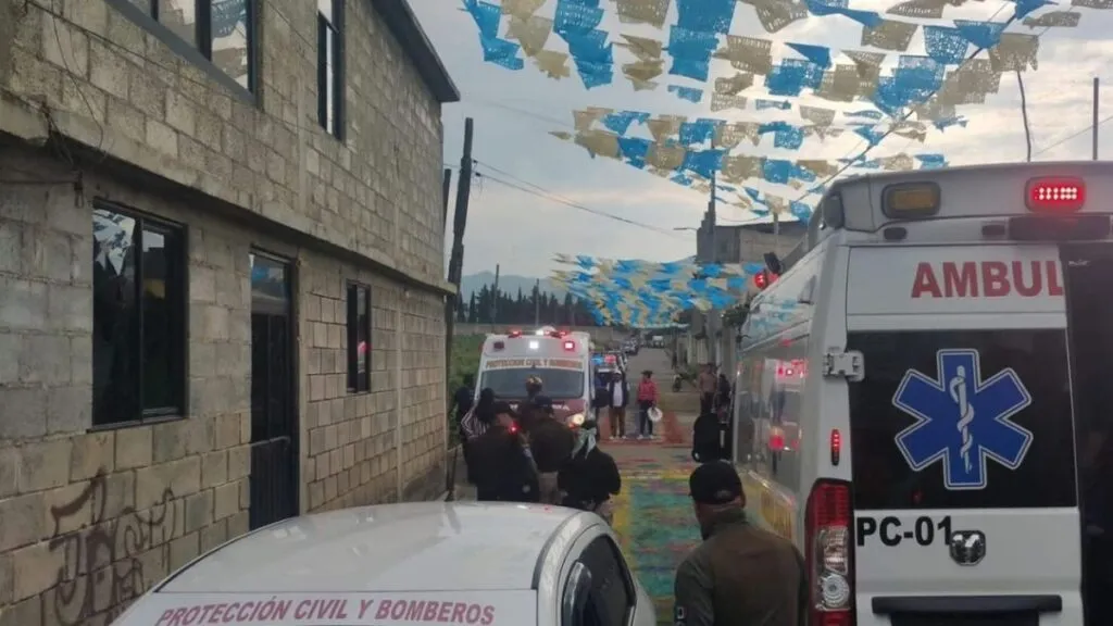 Explosión de pirotecnia en Tenango del Aire deja más de 10 lesionados