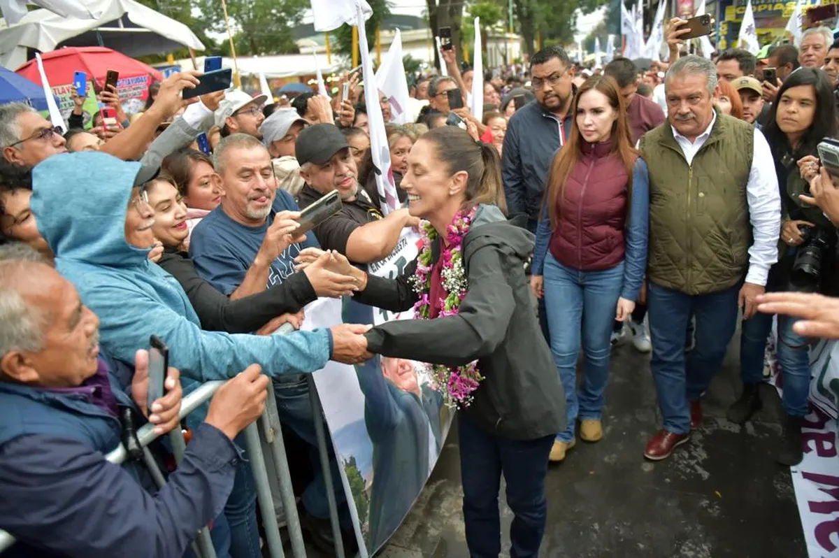 Claudia Sheinbaum encabeza evento multitudinario en Ecatepec