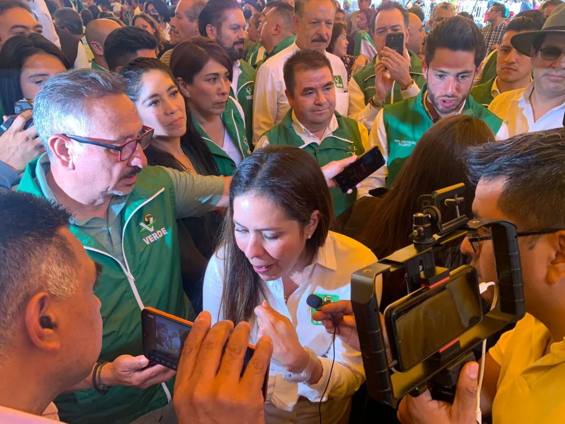 Partido Verde podría ir en alianza con Morena: Karen Castrejón, líder nacional del PVEM