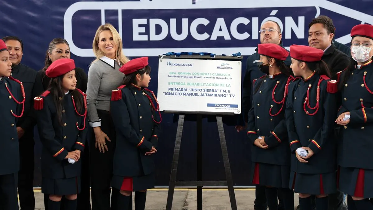 Huixquilucan mejora escuela en beneficio de 700 estudiantes