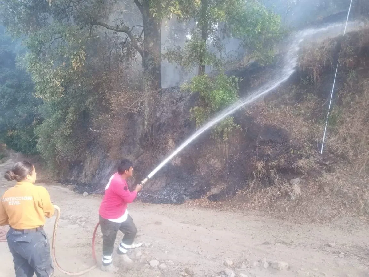 Ecatzingo: Van siete incendios forestales en una semana