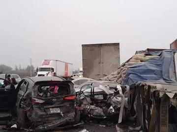 (VIDEO) Carambola en Autopista México-Querétaro deja varios lesionados
