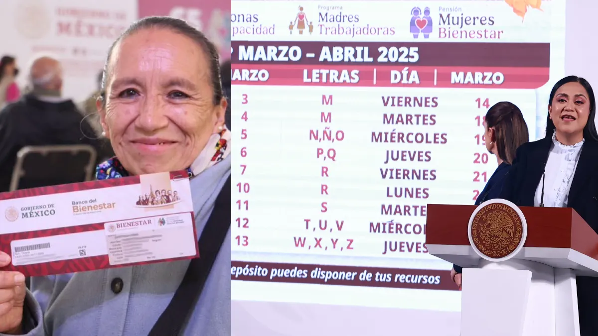 El depósito de la dispersión de apoyos de este periodo inició el 3 marzo de este 2025 y se extenderá hasta el 27 de marzo.