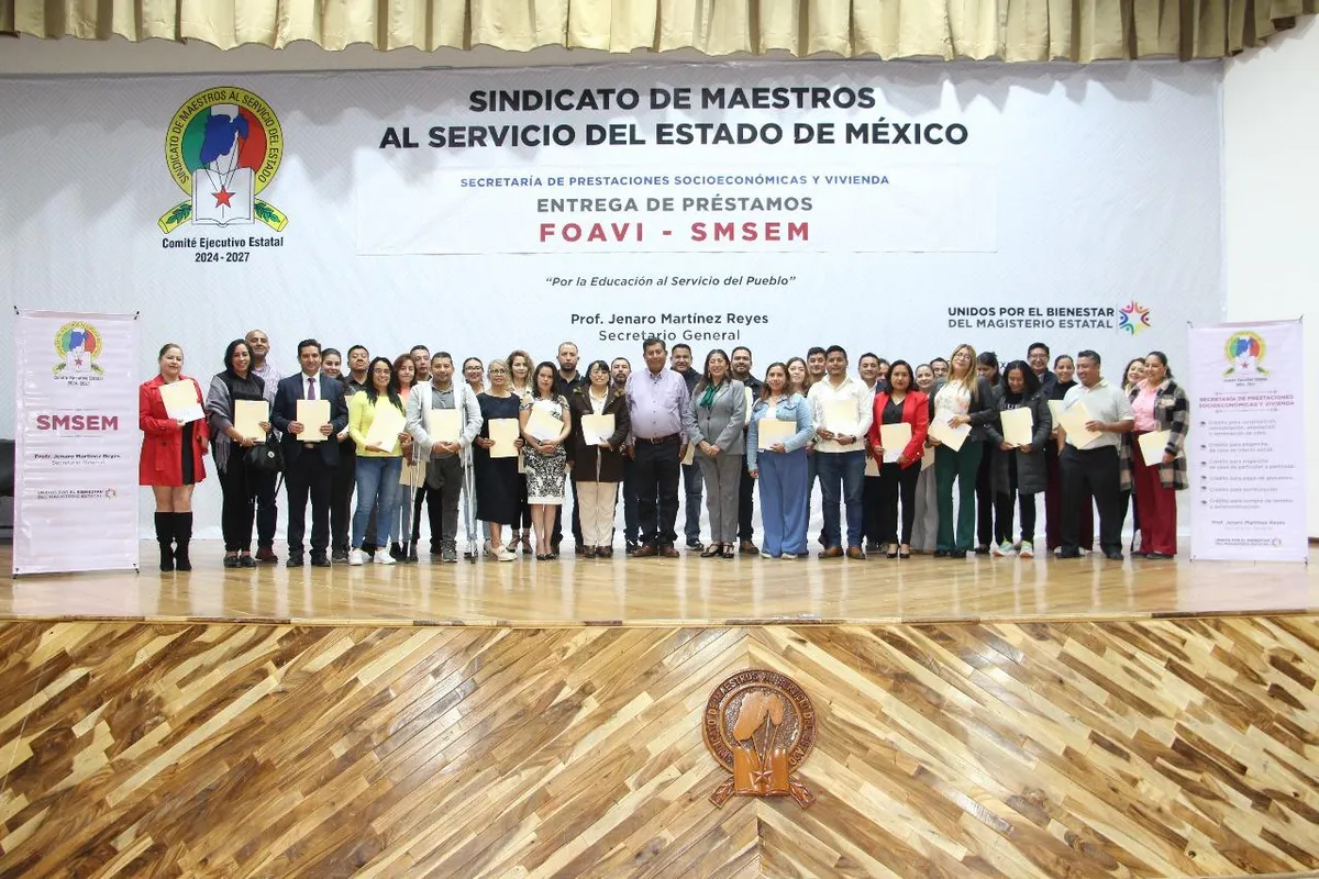 Con créditos del FOAVI, SMSEM impulsa el patrimonio de los maestros mexiquenses