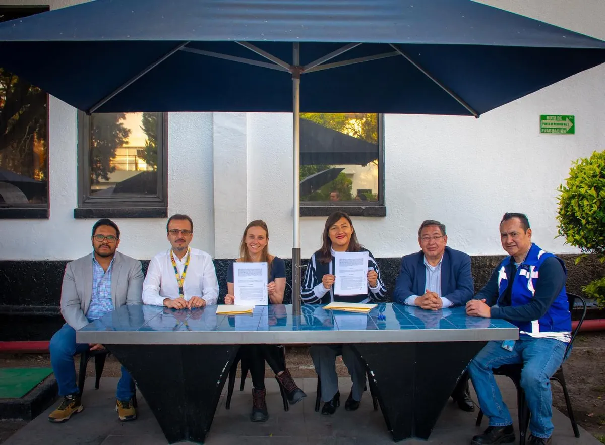 Azcapotzalco más verde: firman convenio para riego de parques y jardines con agua tratada