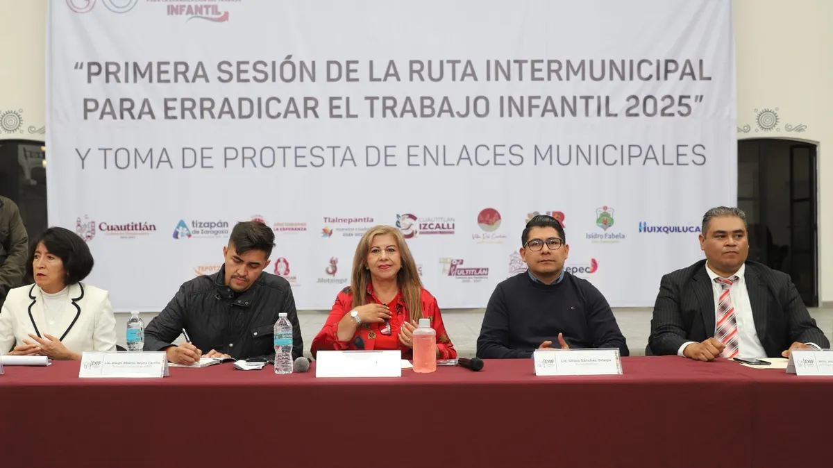 Unidos por la niñez: Cuautitlán lidera la Primera Sesión Intermunicipal Contra el Trabajo Infantil 2025