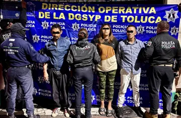 Caen tres carteristas y un “motorratón” en Toluca