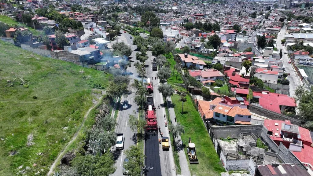 Inicia Toluca repavimentación de Paseo Matlatzincas con el “Diablo Dragón”