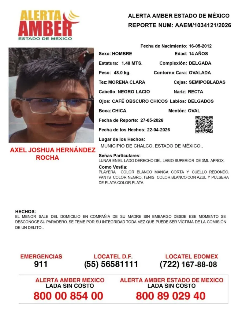 Alerta Amber y Odisea: Se busca a la familia Hernández Rocha; desaparecieron en Chalco