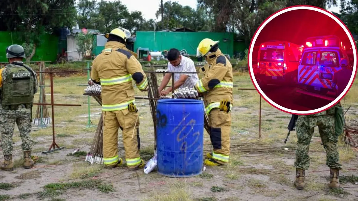 Teotihuacán: Fallece mujer lesionada en explosión de pirotecnia