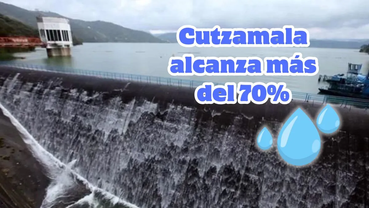 Cutzamala alcanza más del 75% de llenado en cinco años