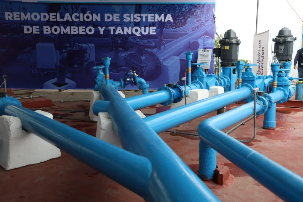 Aumenta Huixquilucan suministro de agua en san Fernando con remodelación de sistema hidráulico y tanque