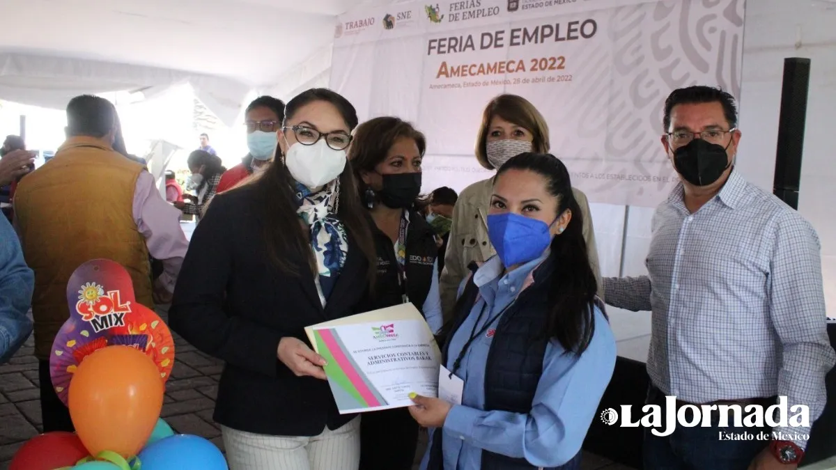 Participan 35 empresas en la Feria del Empleo Regional de Amecameca