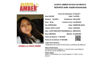 Alerta Amber: Se busca a Isabella Cruz Uribe; desapareció en Izcalli