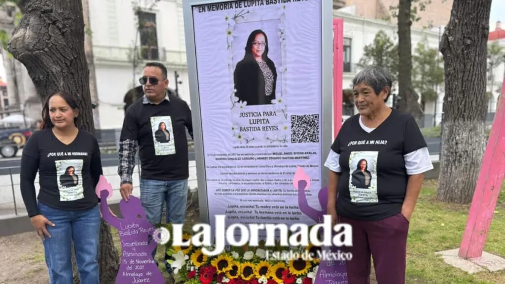 Familiares de Guadalupe Bastida y de Fátima Pamela colocan memorial para exigir justicia