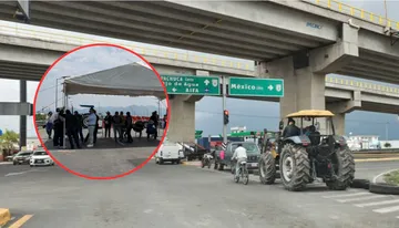 Protesta de ejidatarios 2026: Sigue afectado el paso de Ecatepec al Aeropuerto Felipe Ángeles