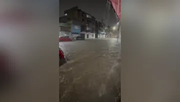 Drenaje de Tultepec vuelve a quedar rebasado por las lluvias