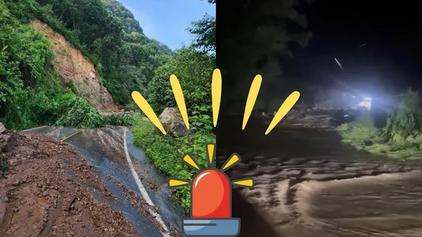 Luvianos en alerta por derrumbe e inundaciones tras lluvias