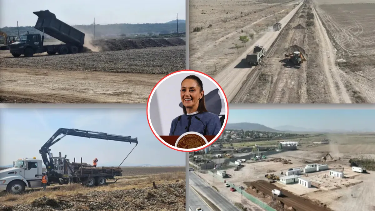 La construcción del tren AIFA-Pachuca inició trabajos el pasado 22 de marzo.