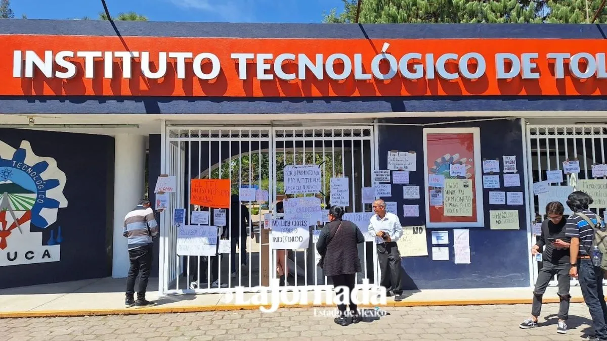 Instituto Tecnológico de Toluca mantiene paro, siguen sin llegar a acuerdos