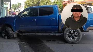 ¡Persecución en Tecámac termina con detenido por robo de camioneta!