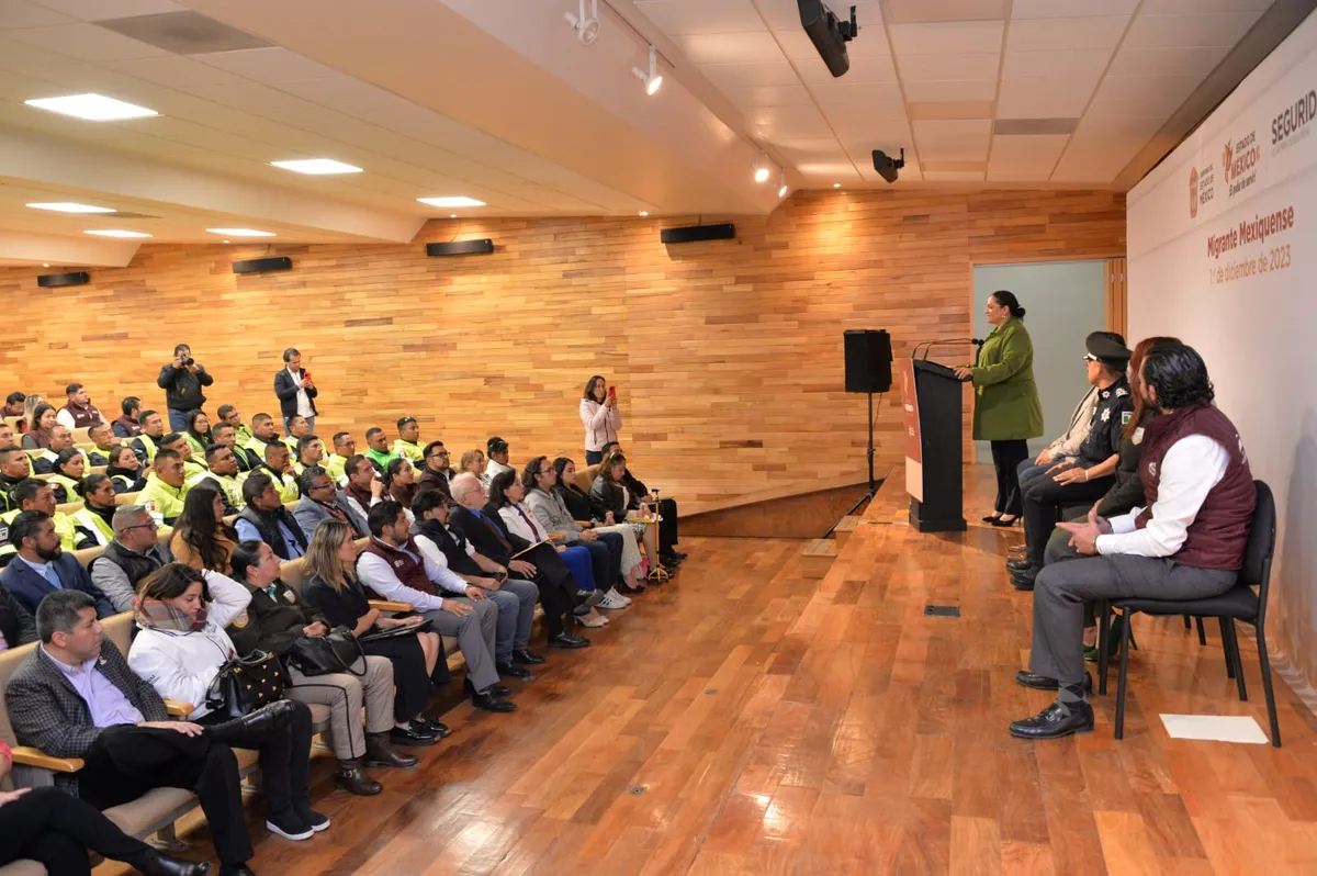 Migrante Mexiquense. Operativo de Invierno: brinda seguridad y apoyo a migrantes