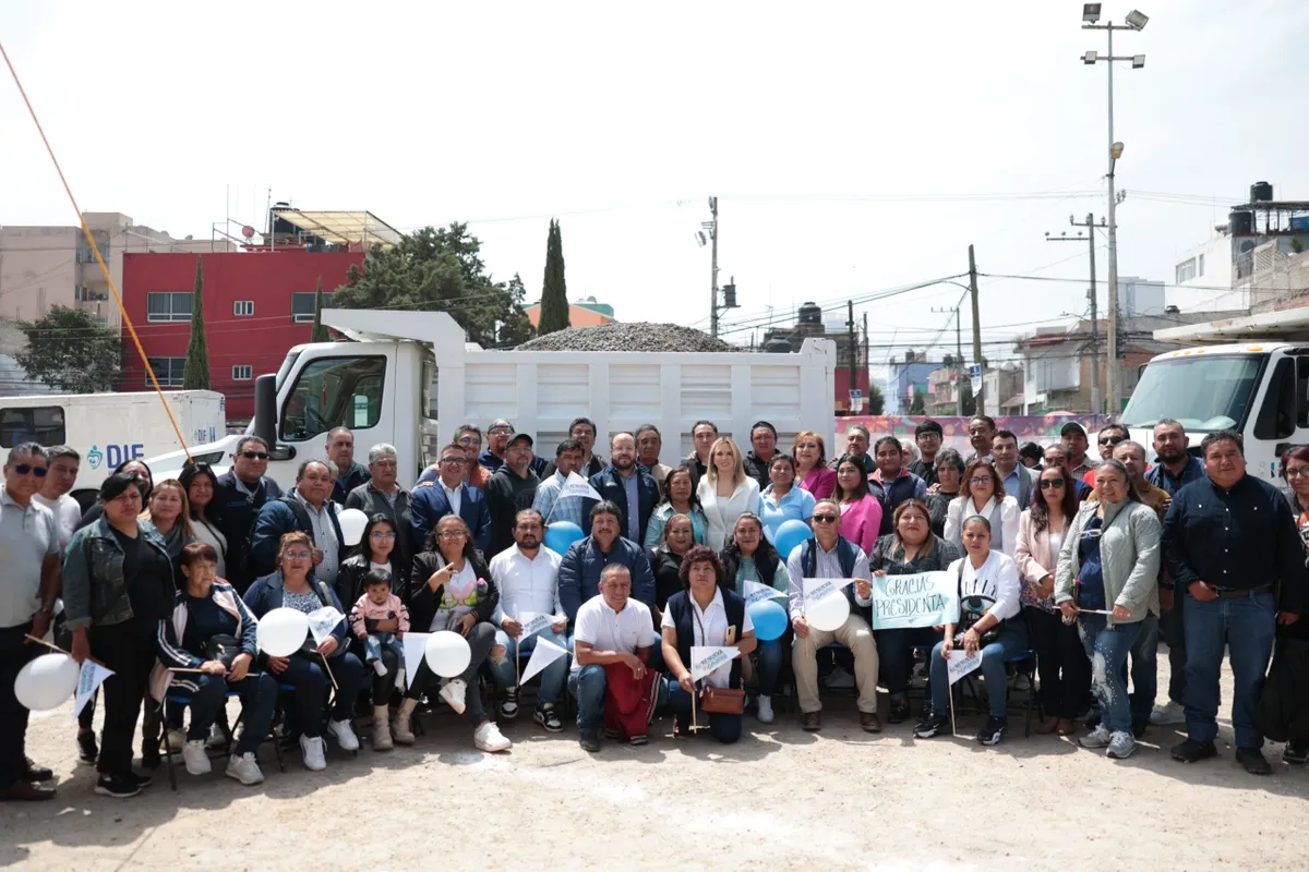 Huixquilucan entrega materiales a comunidades para mejorar el entorno 