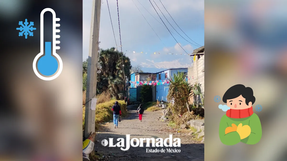 Vecinos de Tlacotepec sacan chamarras y abrigos ante bajas temperaturas