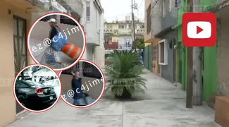 Sujeto es captado en video cuando usó su arma de cargo para amenazar a su vecino en la Agrícola Oriental.