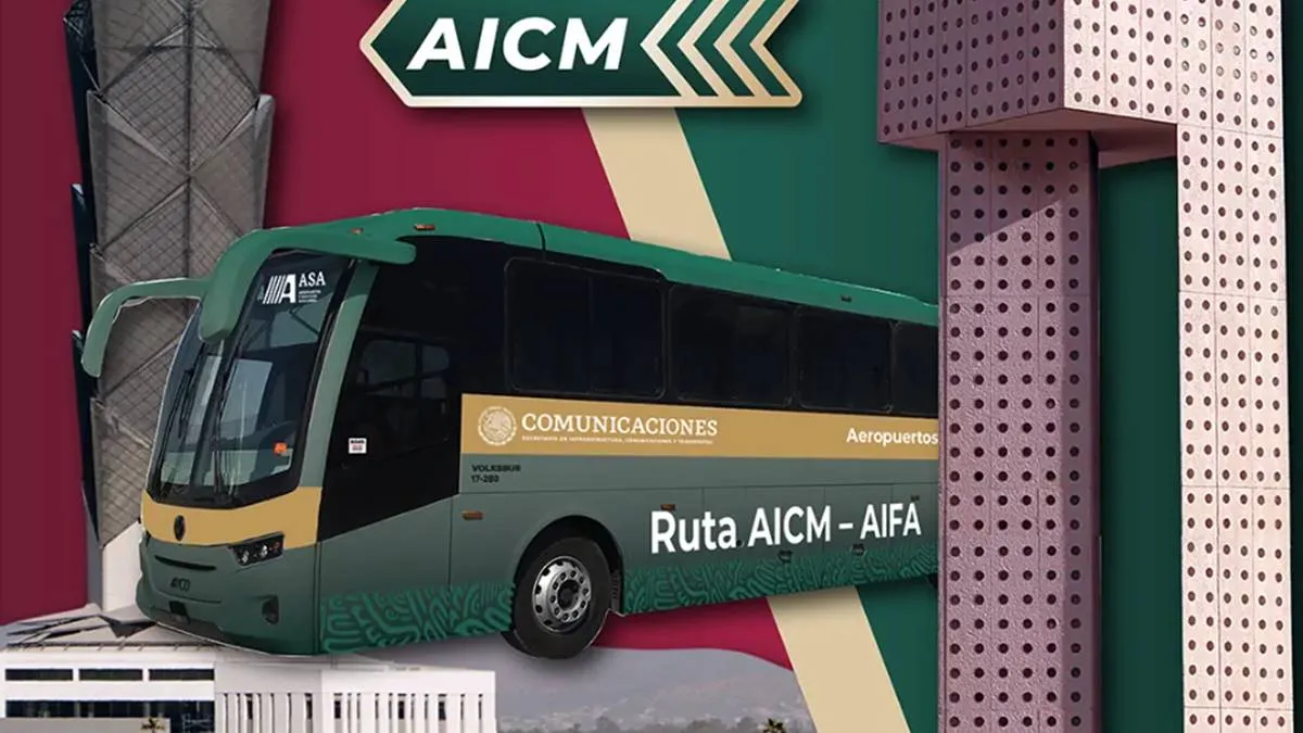 Nueva ruta de transporte conectará al AIFA con el AICM; será gratuito 3 meses