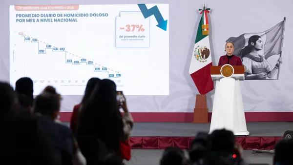 El gobierno federal confirma que los homicidios caen y alcanzan su cifra mínima en una década.