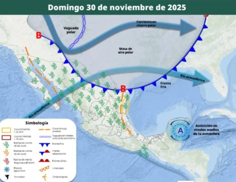 ¿Cómo estará el clima viernes, sábado y domingo de puente por nuevo Frente Frío en Edomex y CDMX?