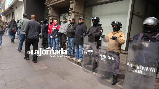 Toluca: implementan operativo para la liberación de espacios públicos