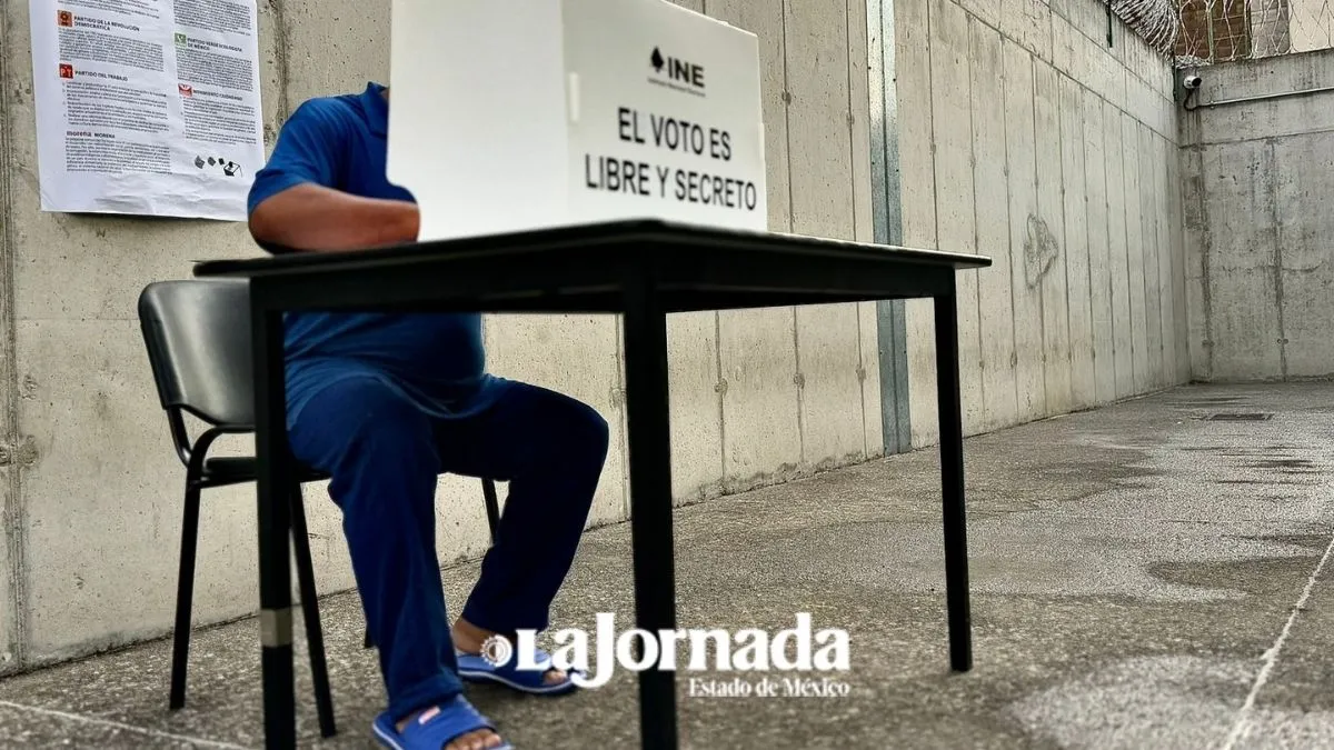 Edomex: Suman más de 300 reos que no ejercieron voto anticipado