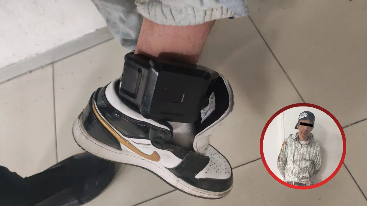 Presunto ladrón es detenido con brazalete penitenciario en Ecatepec