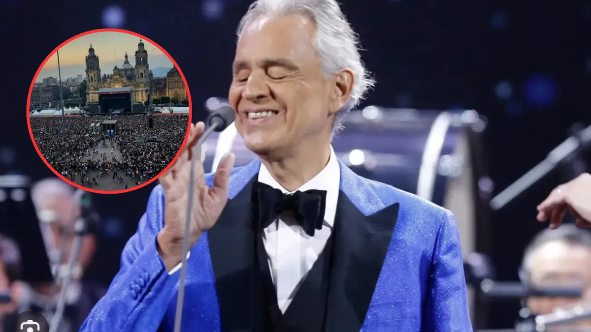 Andrea Bocelli GRATIS en el Zócalo: Fecha, horario y todo sobre el concierto