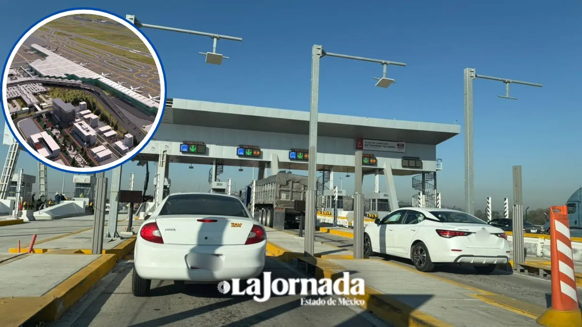 Acceso al AIFA ya no será gratuito en Circuito Exterior Mexiquense. Aquí los detalles