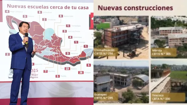 La SEP avanza en la construcción, ampliación y reconversión de nuevos planteles de bachillerato en Edomex, con inauguraciones previstas para 2025 y 2026.