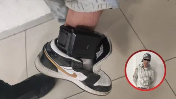 Presunto ladrón es detenido con brazalete penitenciario en Ecatepec