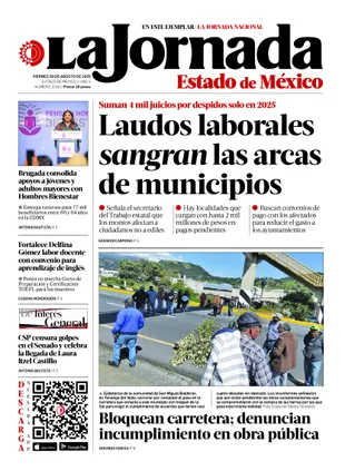 La Jornada Edomex | 29 de agosto de 2025